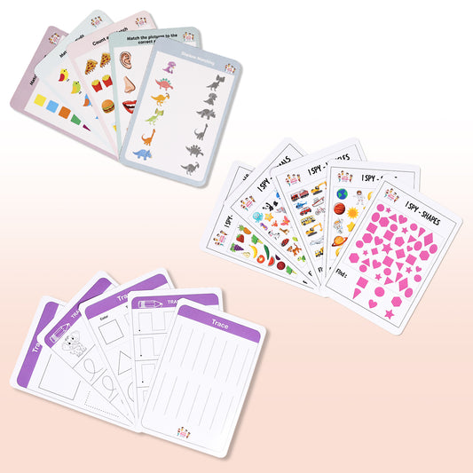 Just Worksheets Kit- Matching + Tracing + I Spy (Level 1)