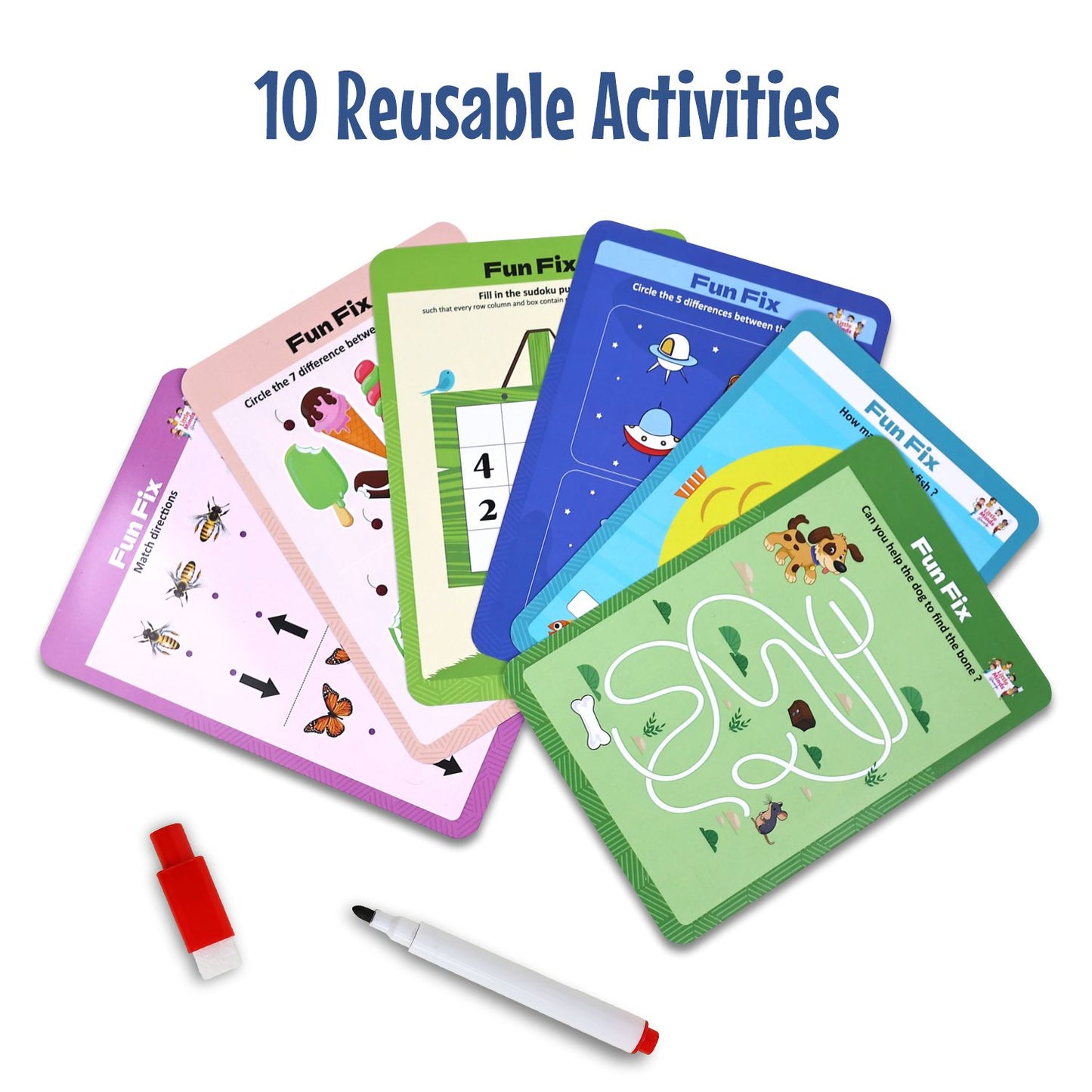 Fun Fix Reusable Activity Worksheets