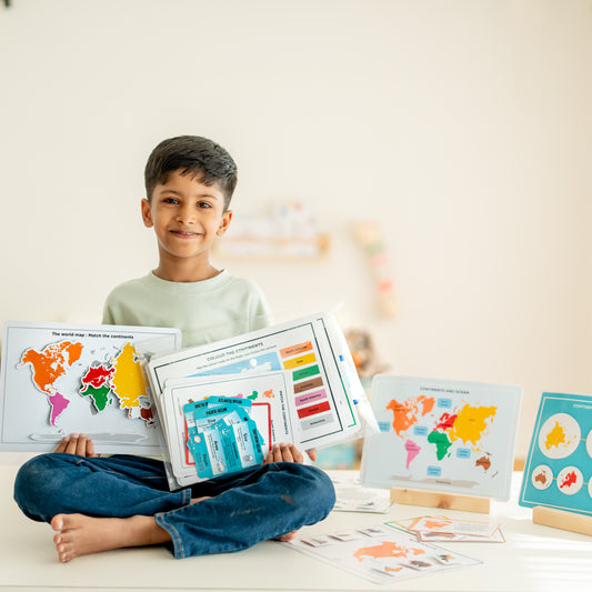 Continents and Oceans Kit              (Ages 3 to 7 years)