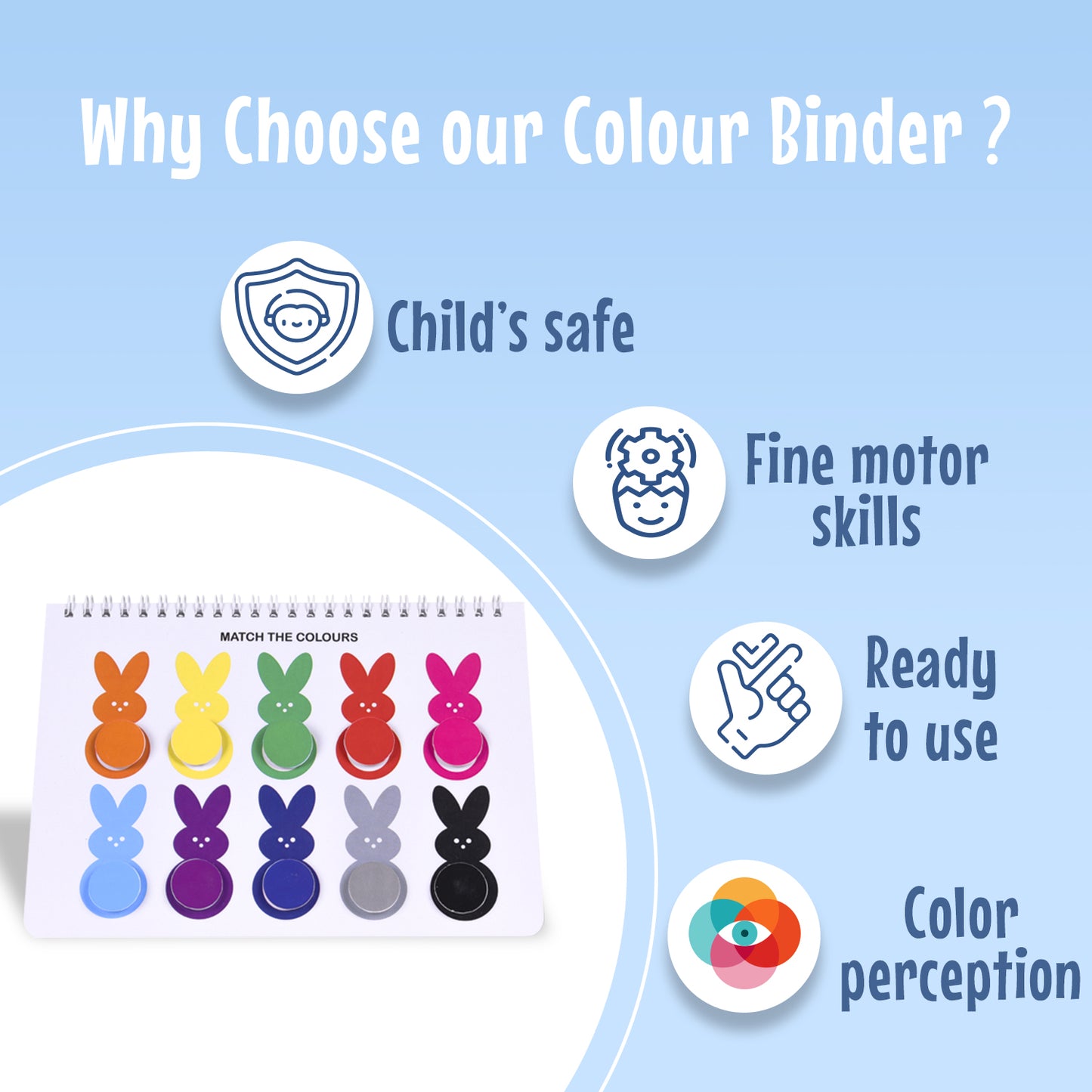 Colors Binder                                                                                   (Ages 1 to 4 years )