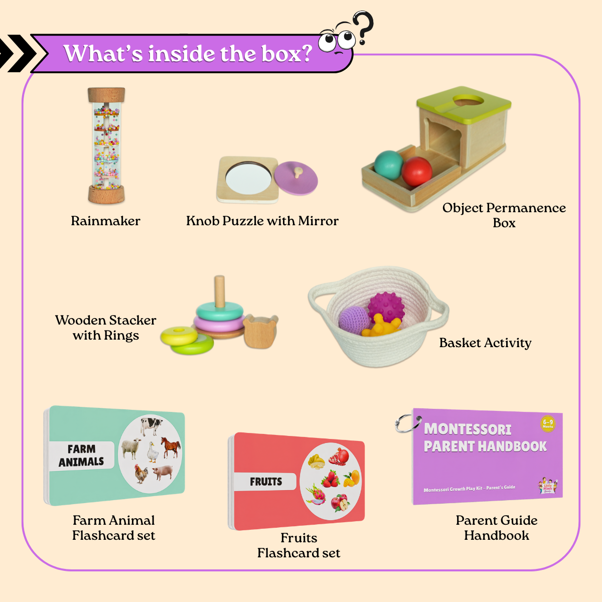 Little Discoveries Montessori Box (6-9 Months)