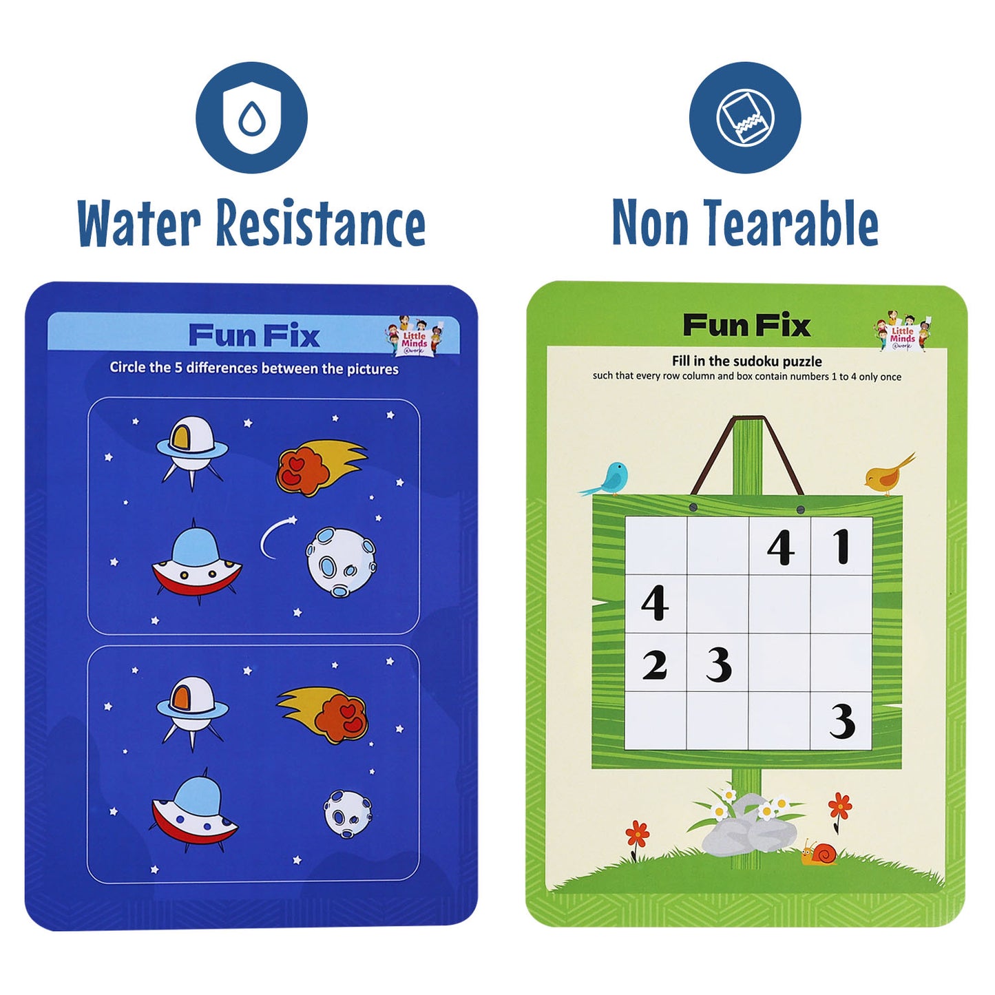Fun Fix Reusable Activity Worksheets