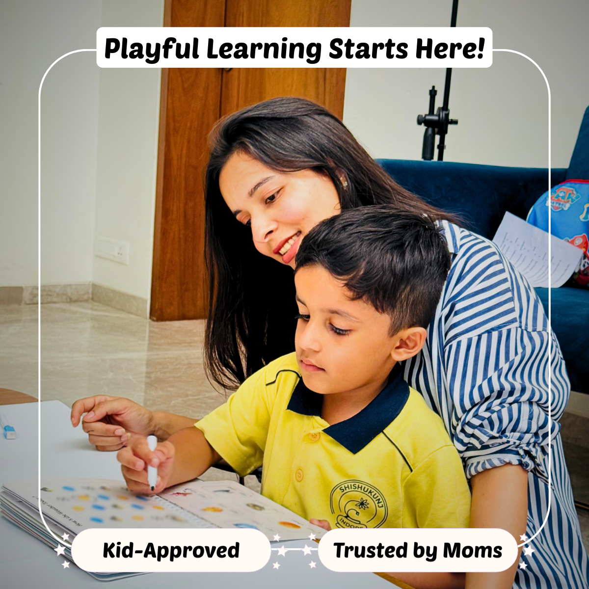 Alphabet Learning Kit
(Alphabet Busy Book + Tracing Flashcards)