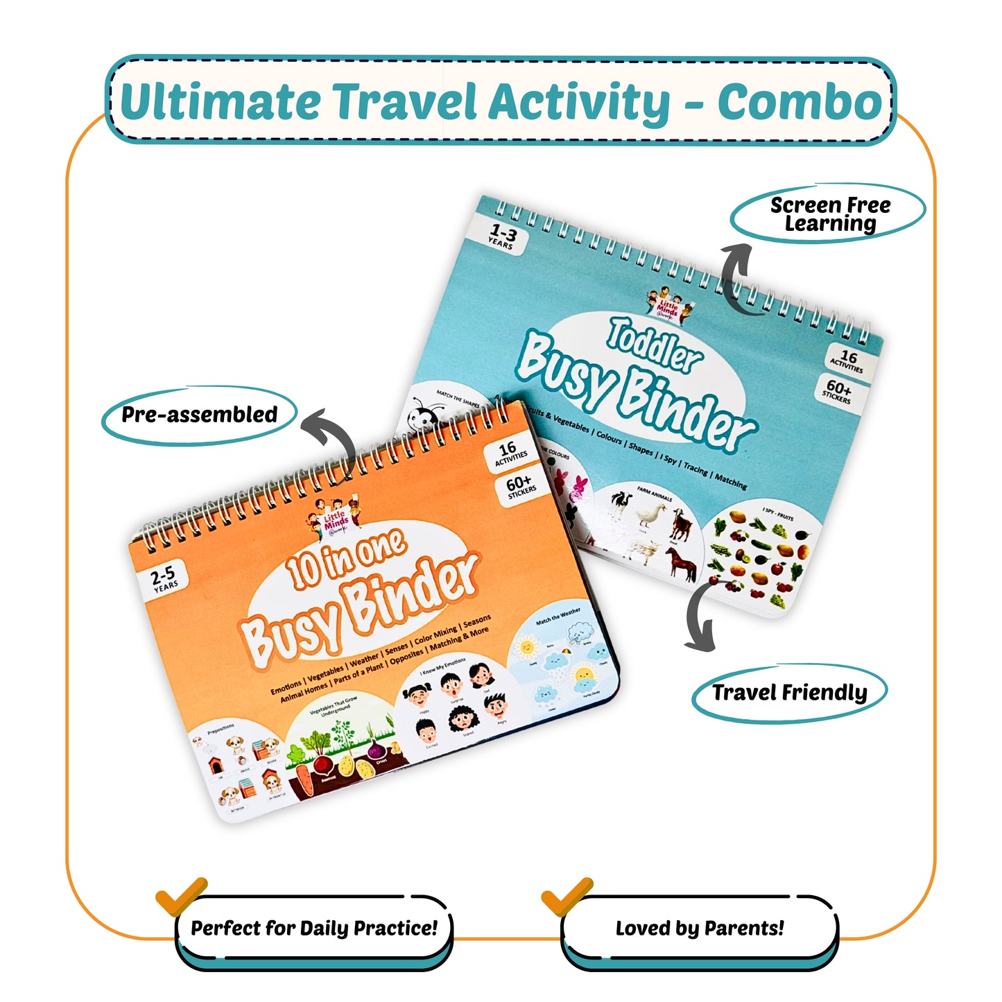 Ultimate Travel Activity Combo – Toddler + 10-in-1