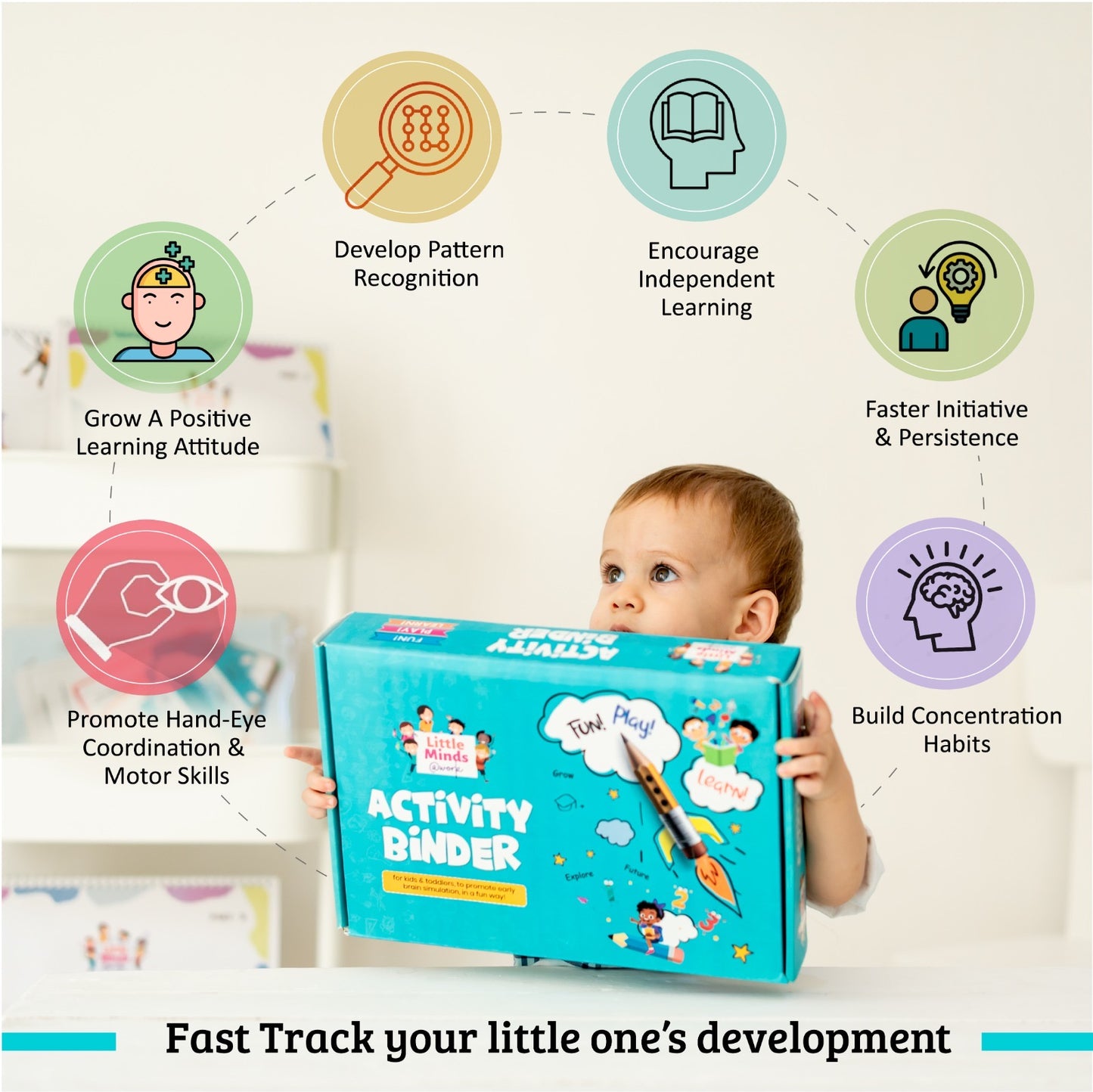 Toddler Busy Binder (Ages 1 to 4 years ) Upgraded