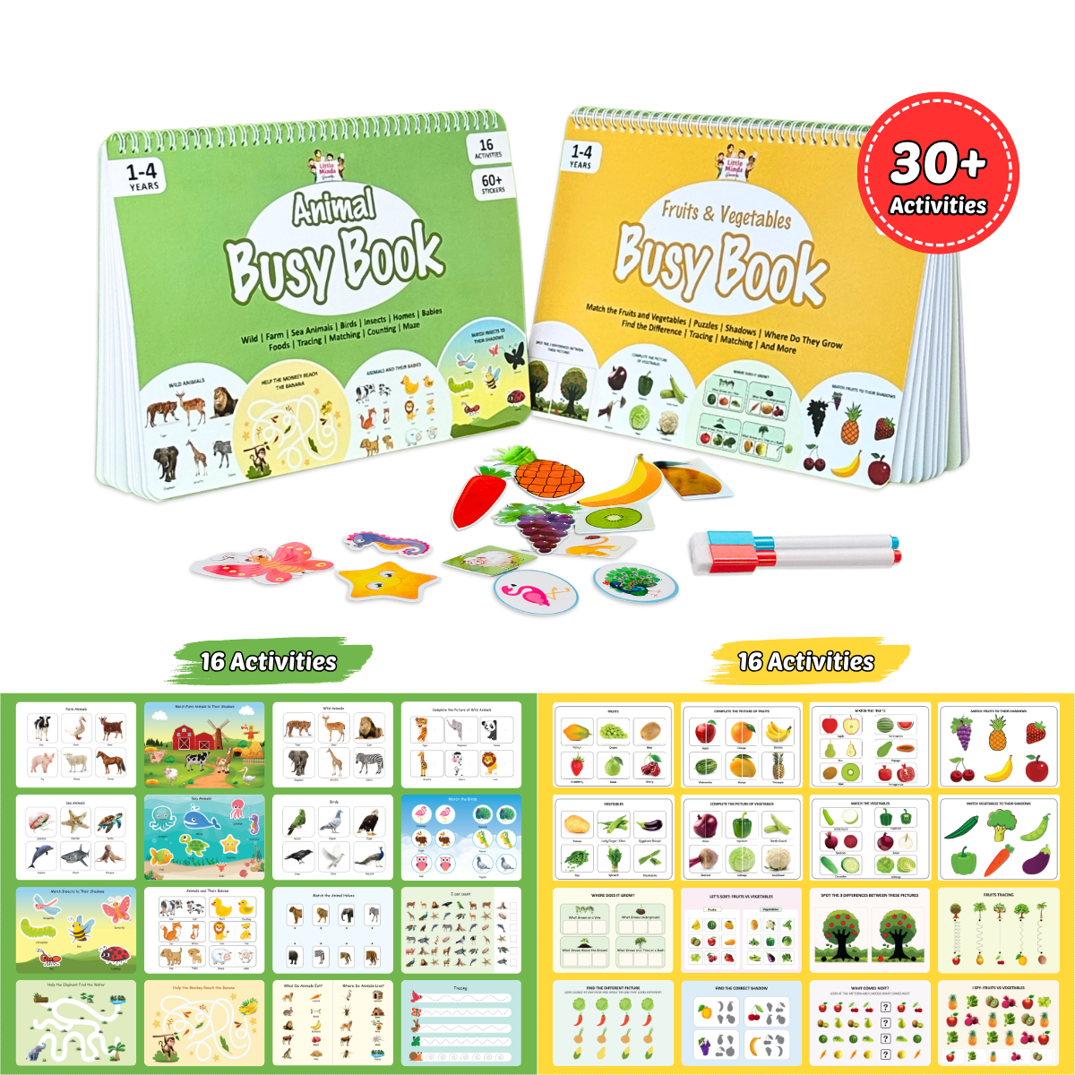 Screen-Free Play Combo (Ages 1–4 )