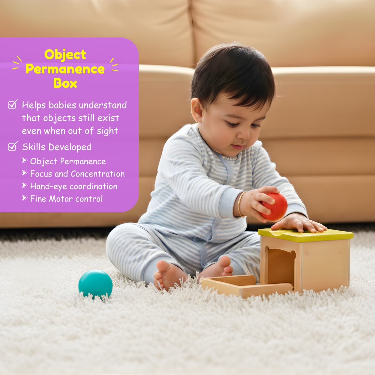 Little Discoveries Montessori Box (6-9 Months)