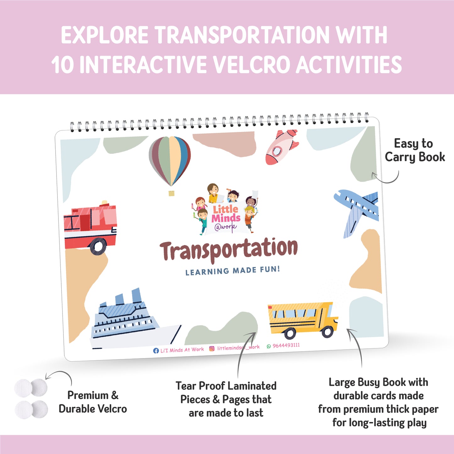 Transportation Binder (Ages 2 to 5 years)