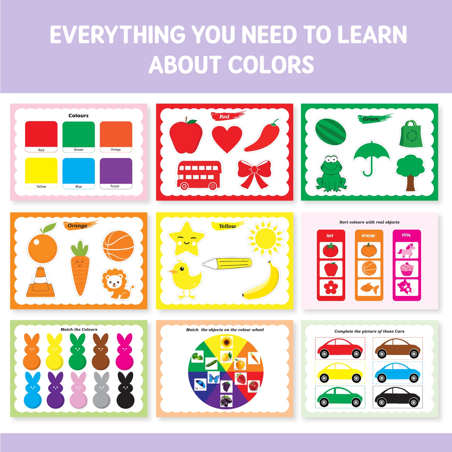 Colors Binder                                                                                   (Ages 1 to 4 years )
