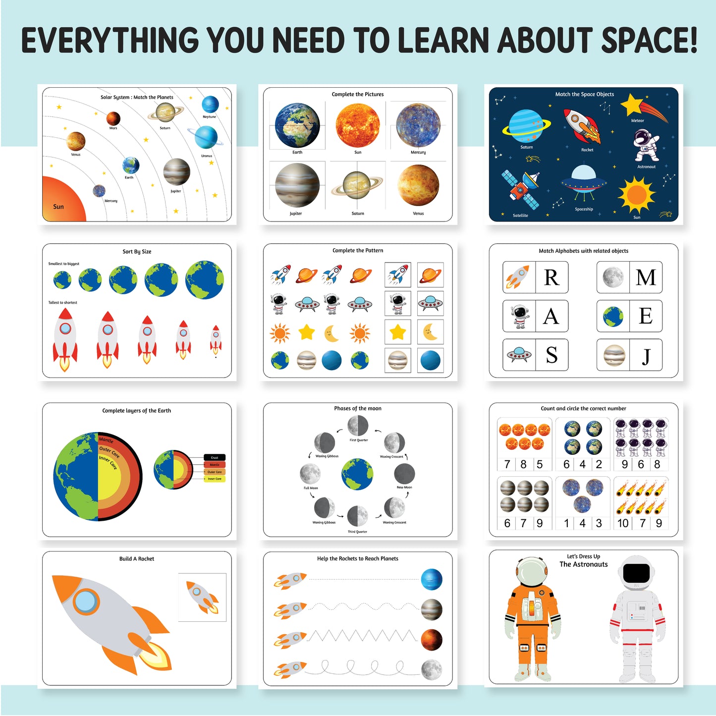 Space Binder (Ages 2 to 5 years )