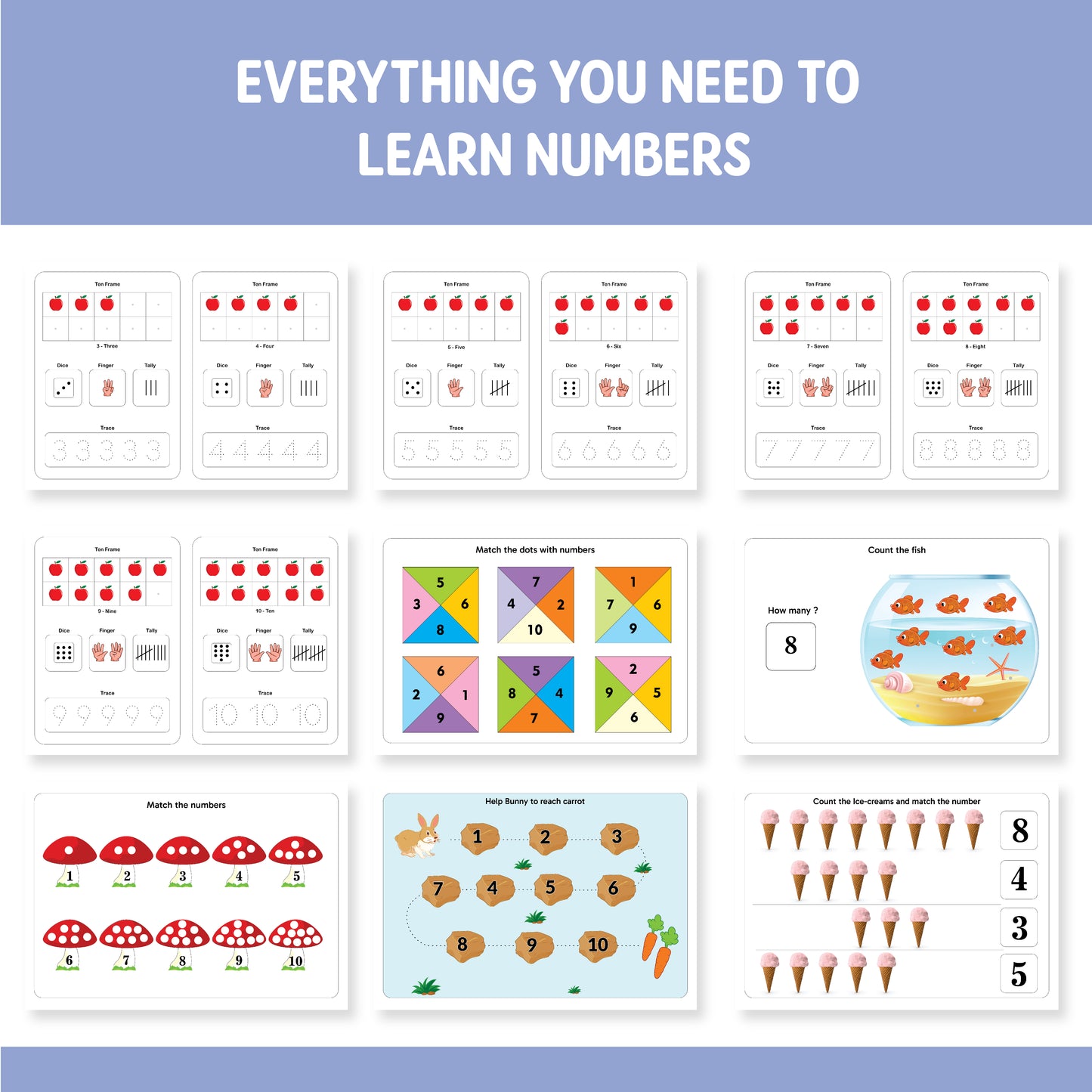 Combo- Alphabet & Number Binder