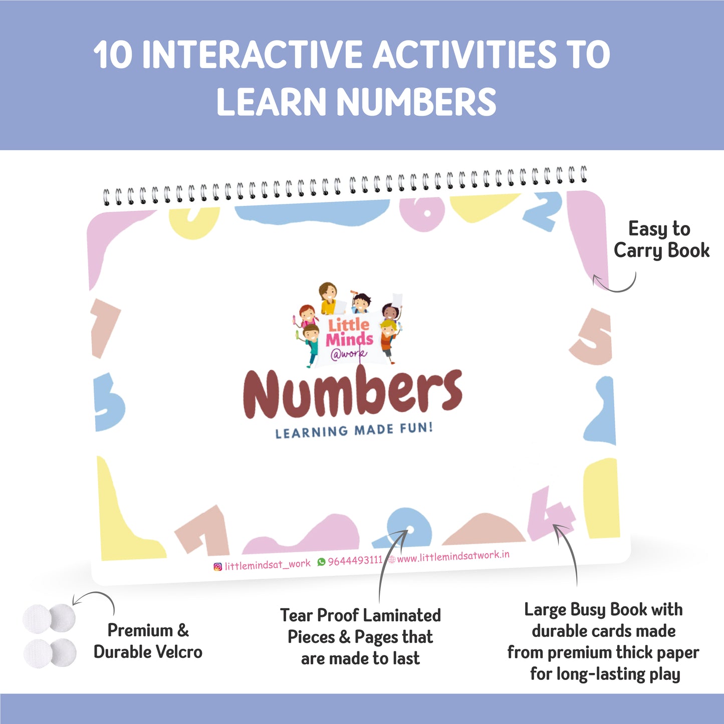 Number Mastery Kit – Number Binder + Flashcards Tracing