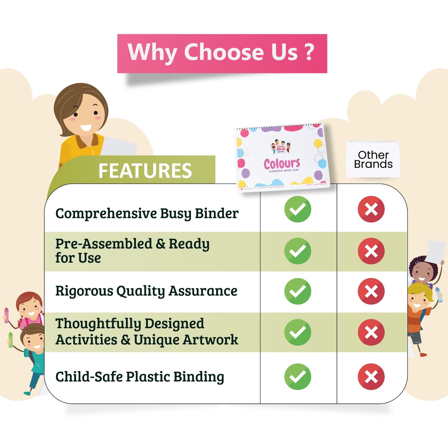 Colors Binder                                                                                   (Ages 1 to 4 years )