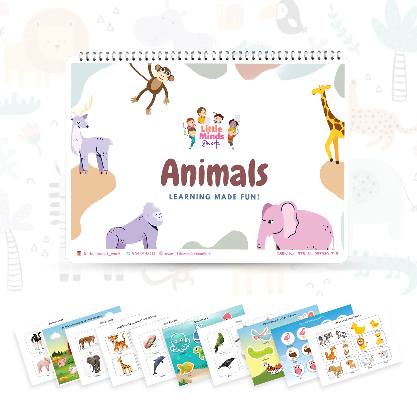 Complete Learning Binder Set – 8-in-1 (Ages 1–5)