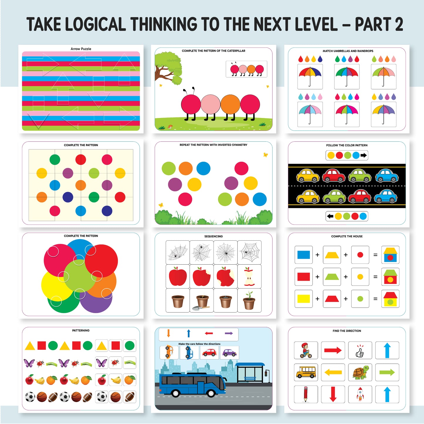 Logical Reasoning Binder Part-2      (Ages 2 to 5 years)