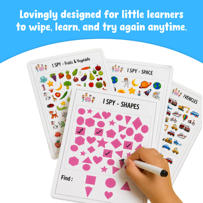 Little Explorer Activity Combo (Toddler Busy Binder + I Spy Sheet)