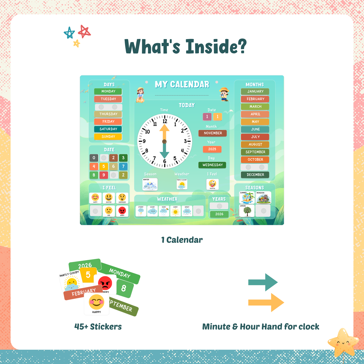 My Daily Calendar & Clock