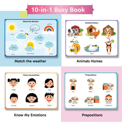 10-in-1 Busy Binder (Ages 3 to 5 years)