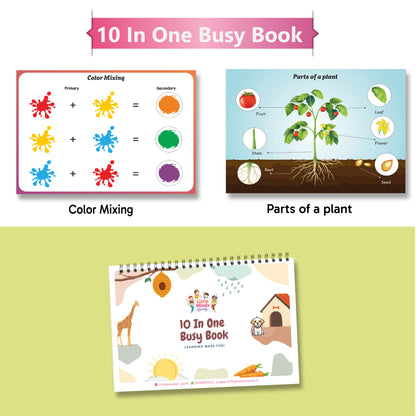 Combo Toddler Busy Binder + 10-in-1 Binder