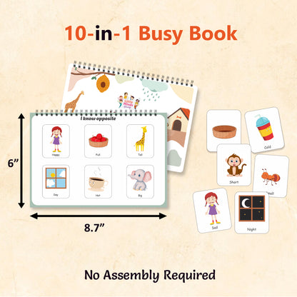 10-in-1 Busy Binder (Ages 3 to 5 years)