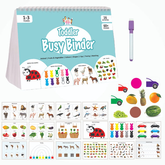 Toddler Busy Binder                          (Ages 1 to 4 years ) Upgraded