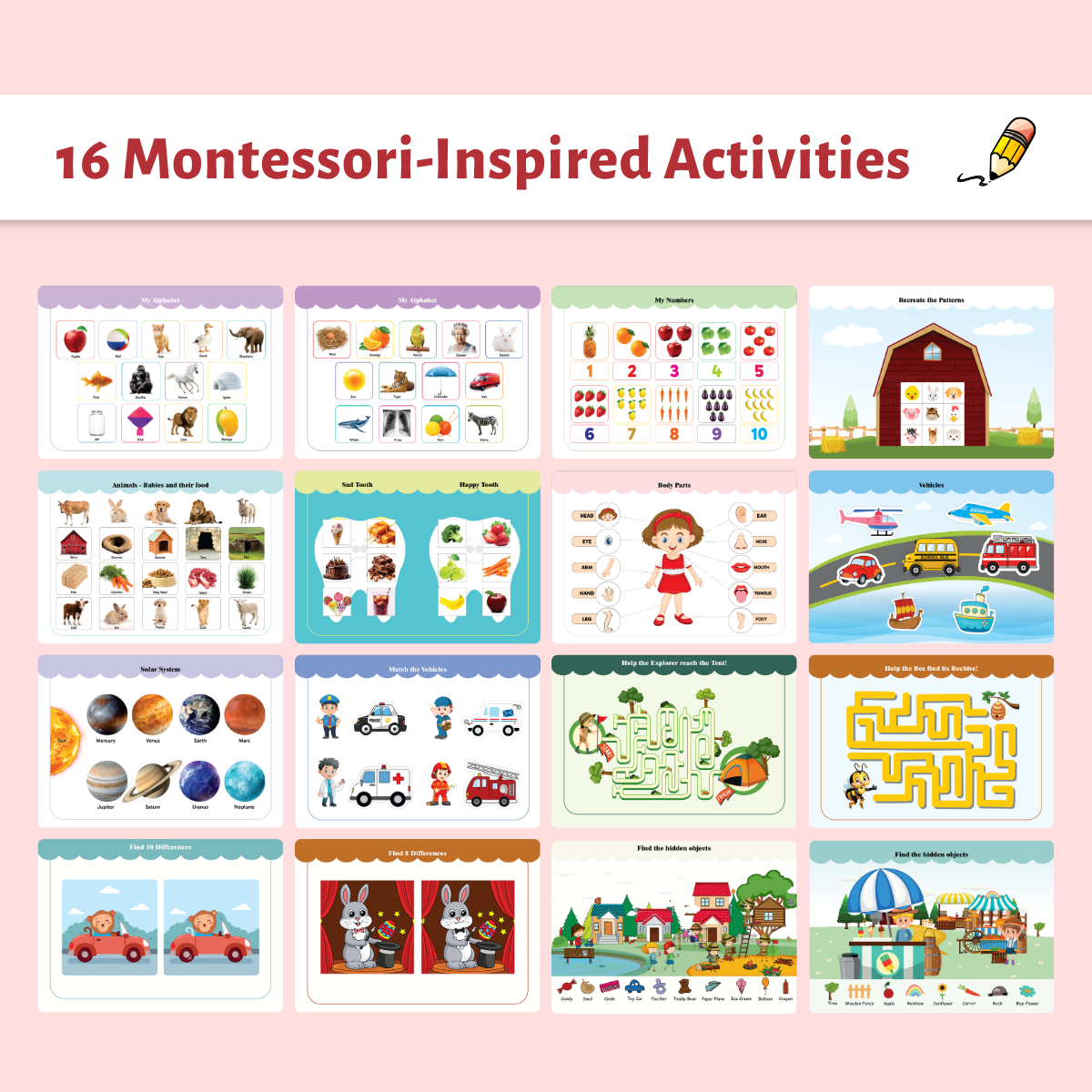 All-in-One Busy Book (Ages 2-5)