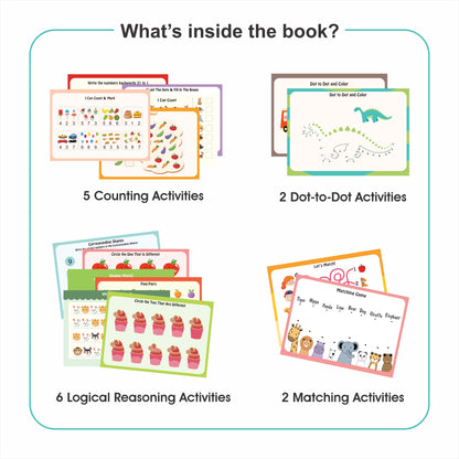 Children Busy Book | 30 Wipe-and-Clean Activities | Ages 3–6