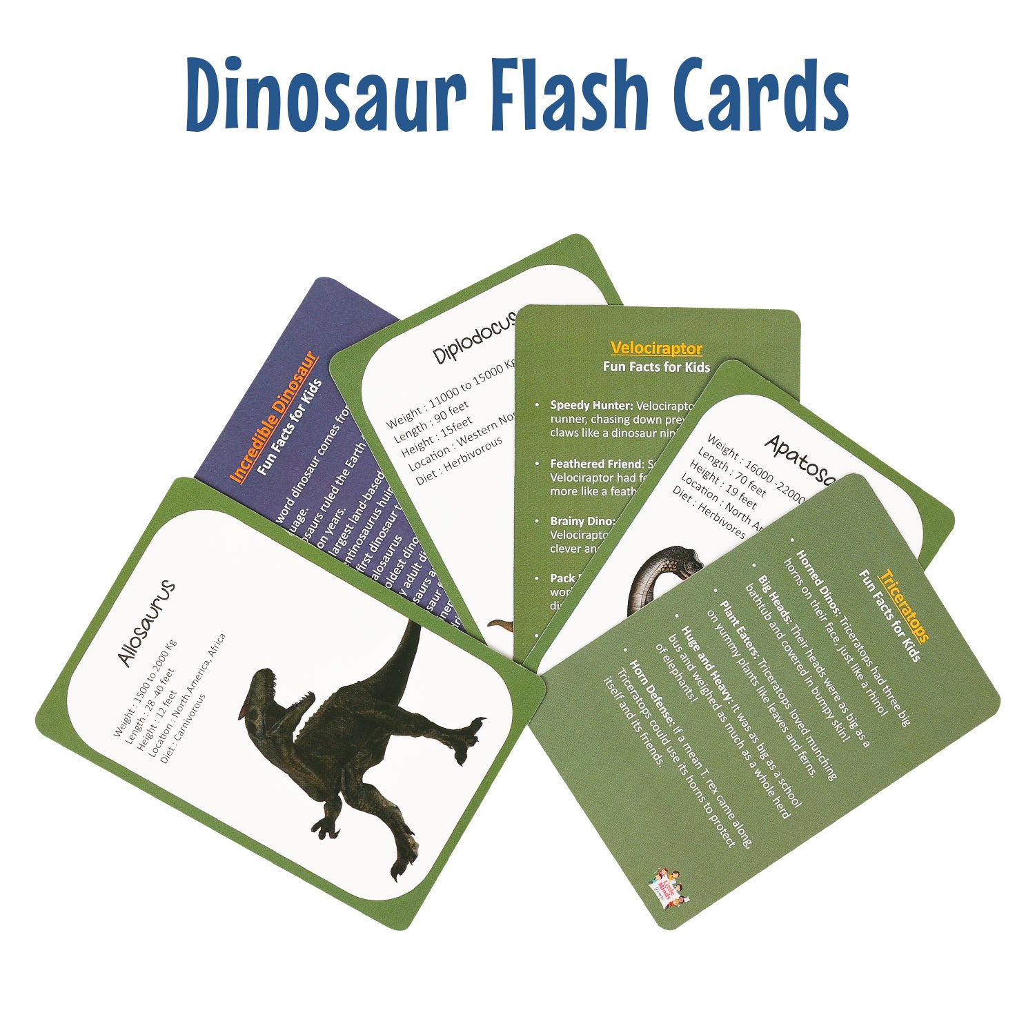 Dinosaur Flash Cards Little Minds At Work Dinosaur Flash Cards Little Minds At Work
