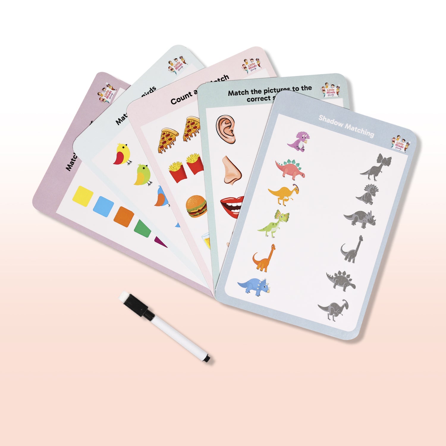 Think & Match Sheets (Ages 2 to 4 ) – Little Minds At Work
