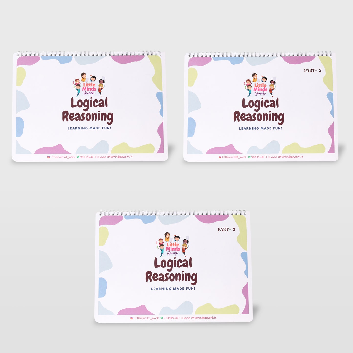 Combo- Logical Reasoning I, II & III Age 2-6 years