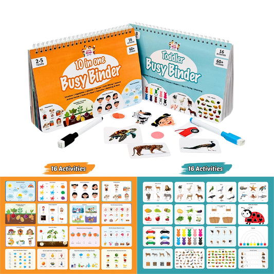 Ultimate Travel Activity Combo – Toddler + 10-in-1