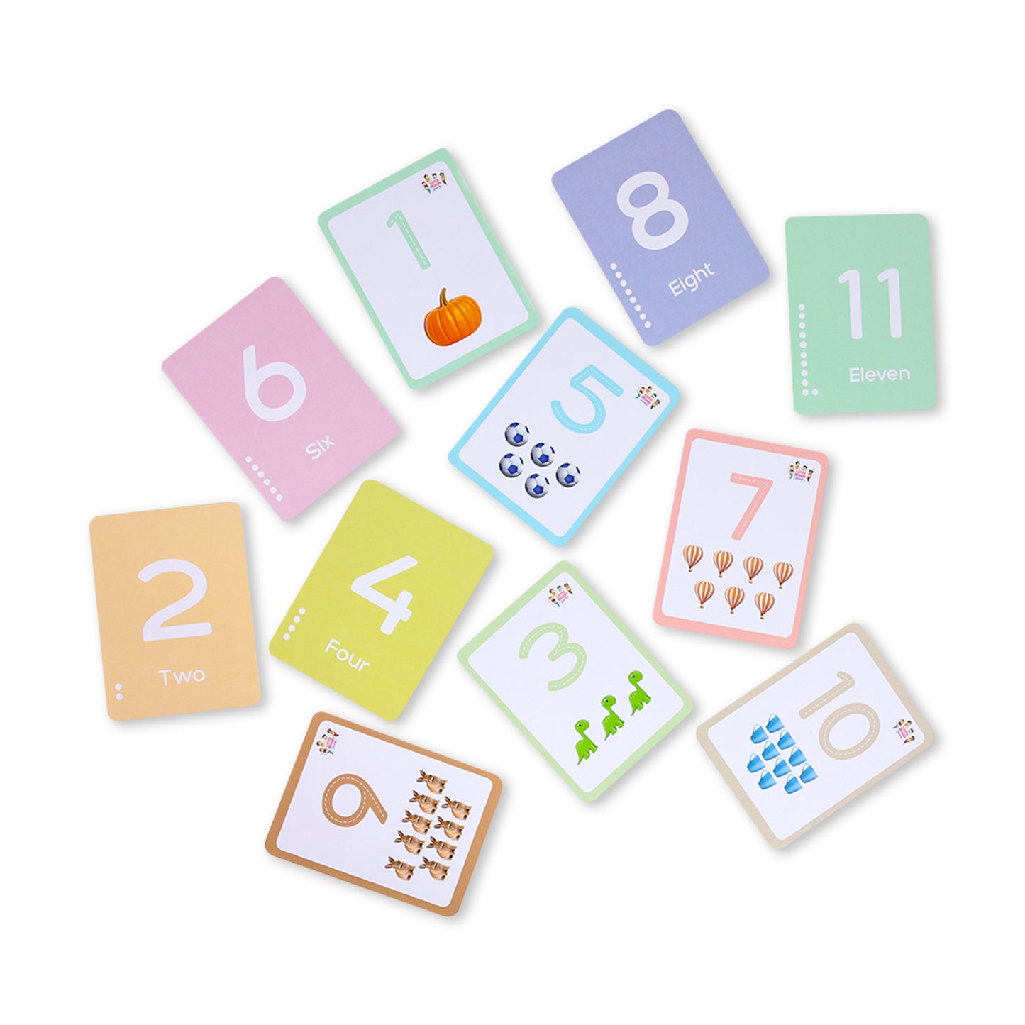 Number Flash Cards with Tracing