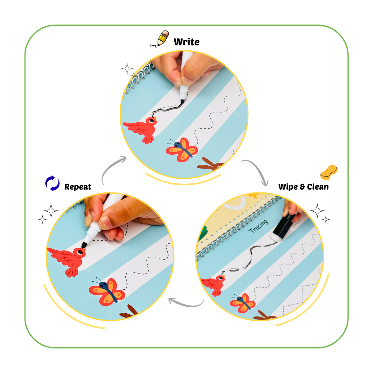 Screen-Free Play Combo (Ages 1–4 )