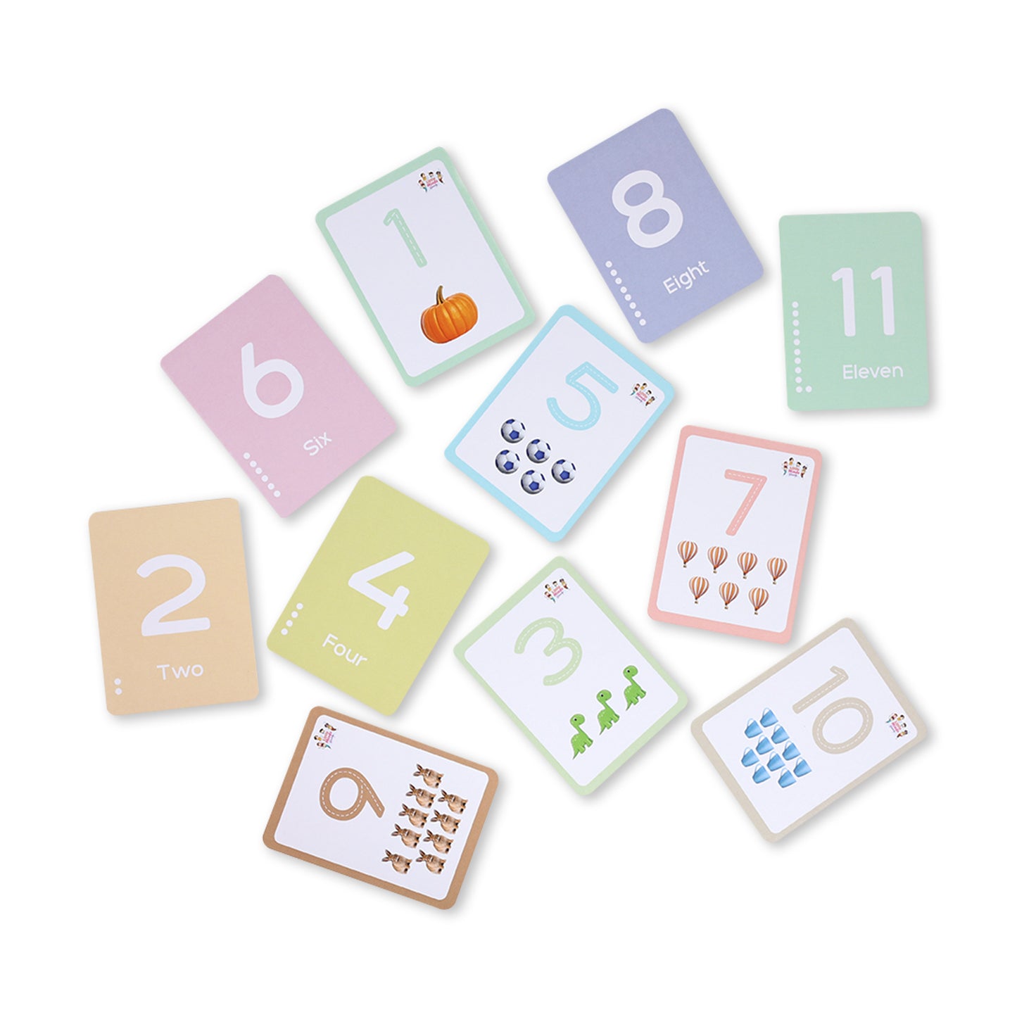 Number Flash Cards with Tracing