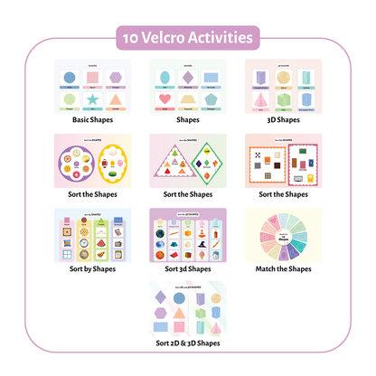 Shapes Busy Book                                  (Ages 1 - 4 )