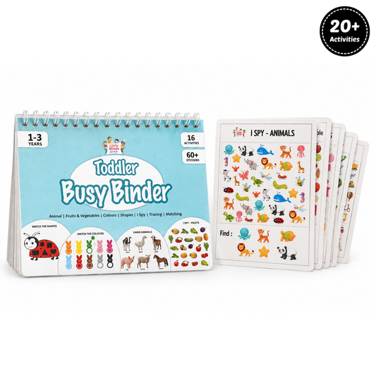 Little Explorer Activity Combo (Toddler Busy Binder + I Spy Sheet)