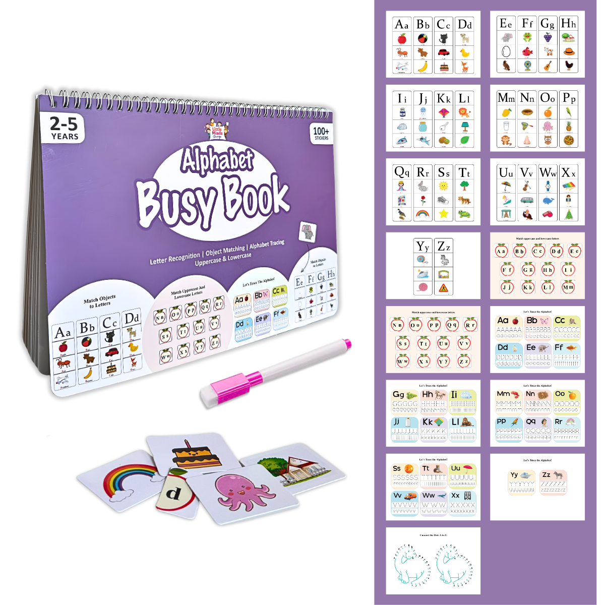 Complete Learning Binder Set – 8-in-1 (Ages 1–5)