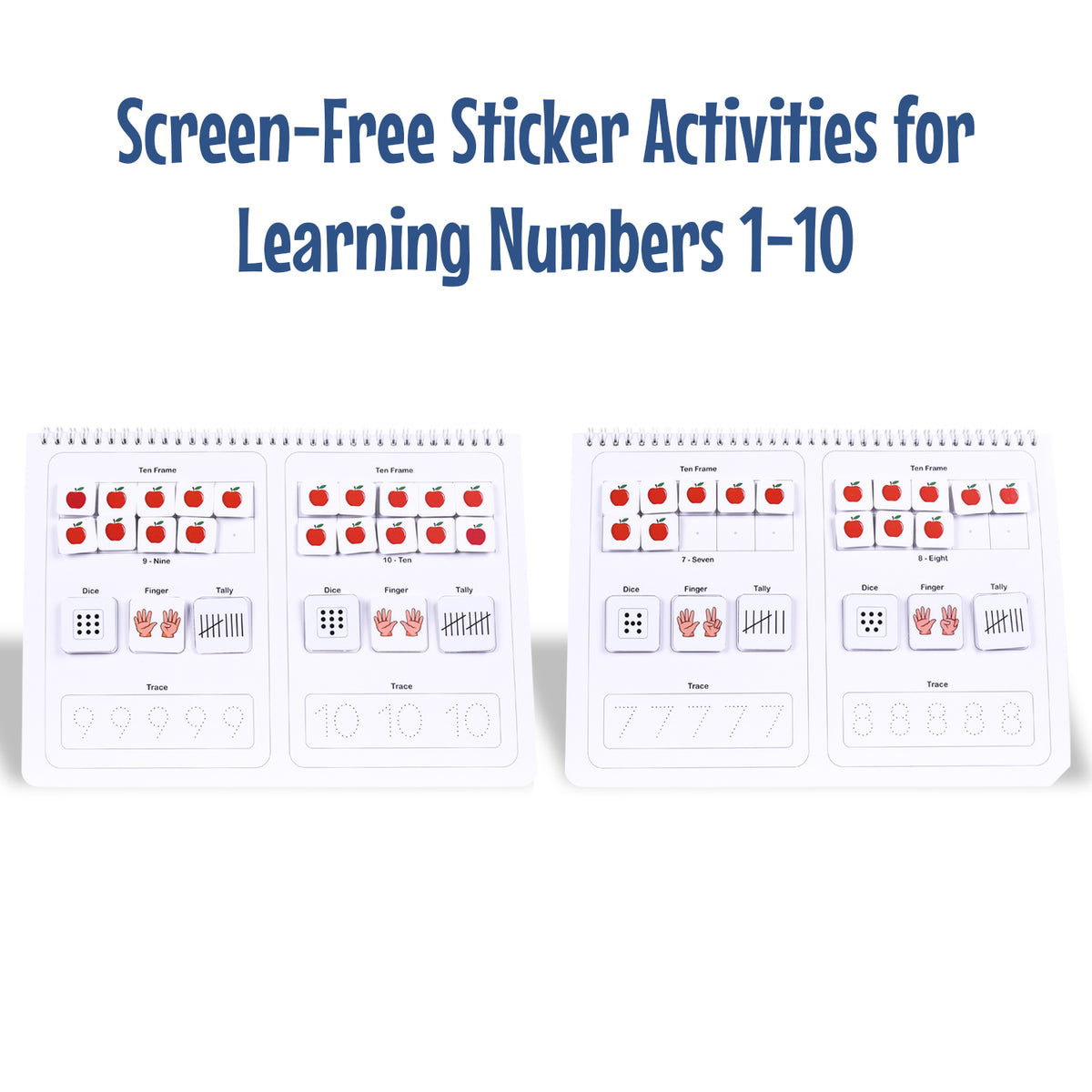 Combo Number Patterns Number Mastery Kit – Number Binder + Flashcards Tracing – Little Minds ...