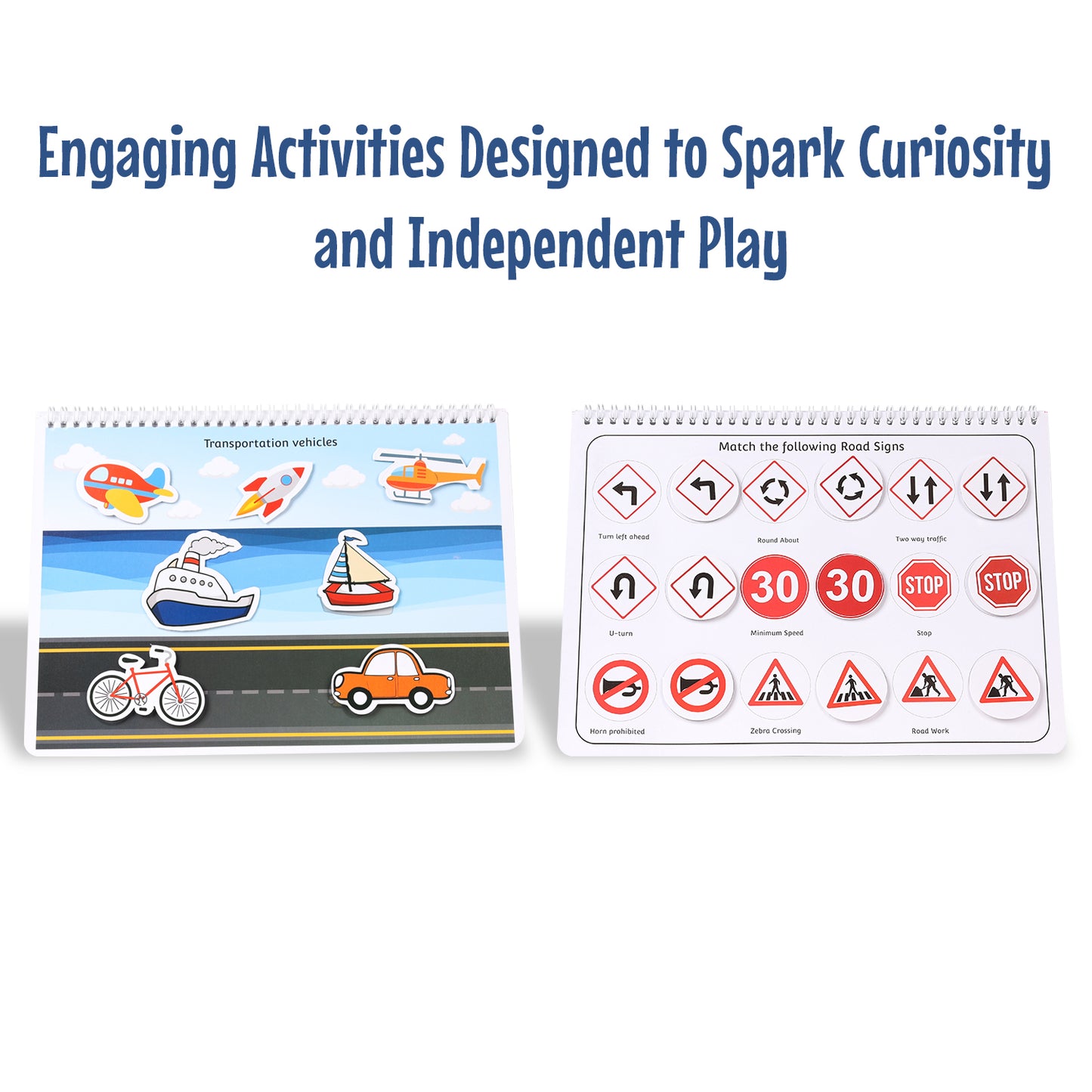 Pack of 8 Activity Binder (Ages 1 to 5 years)