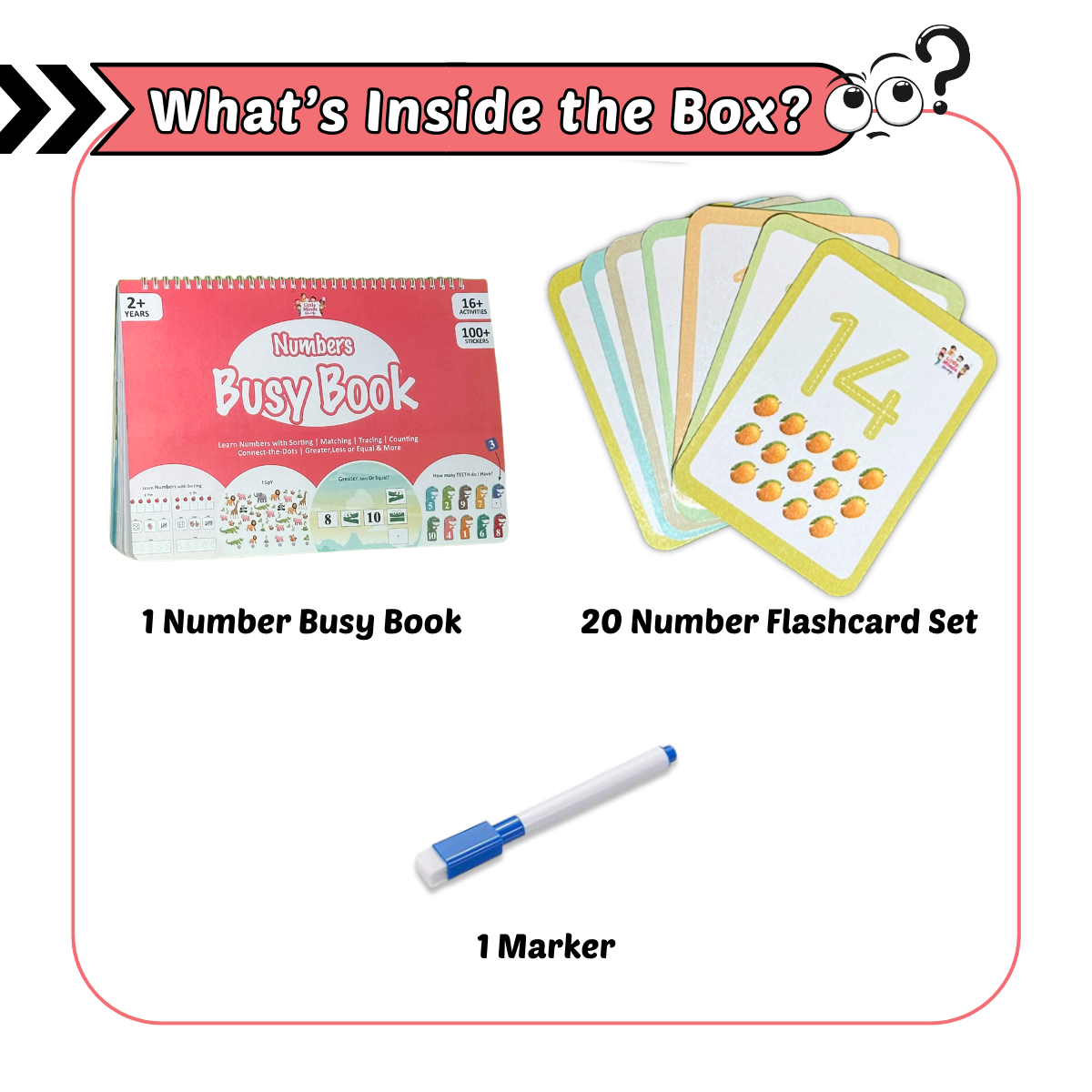 Number Mastery Kit – Number Binder + Flashcards Tracing