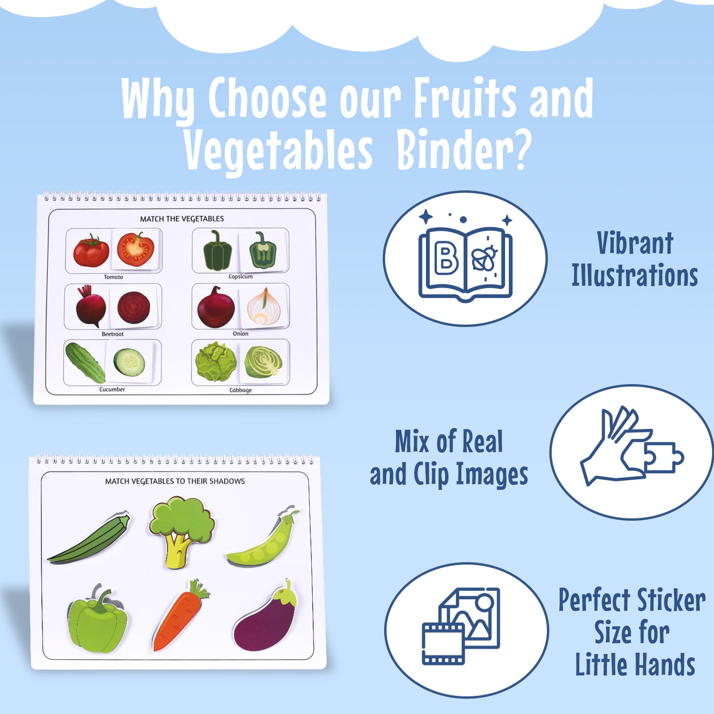 Fruits & Vegetables (Ages 1 to 4 years)