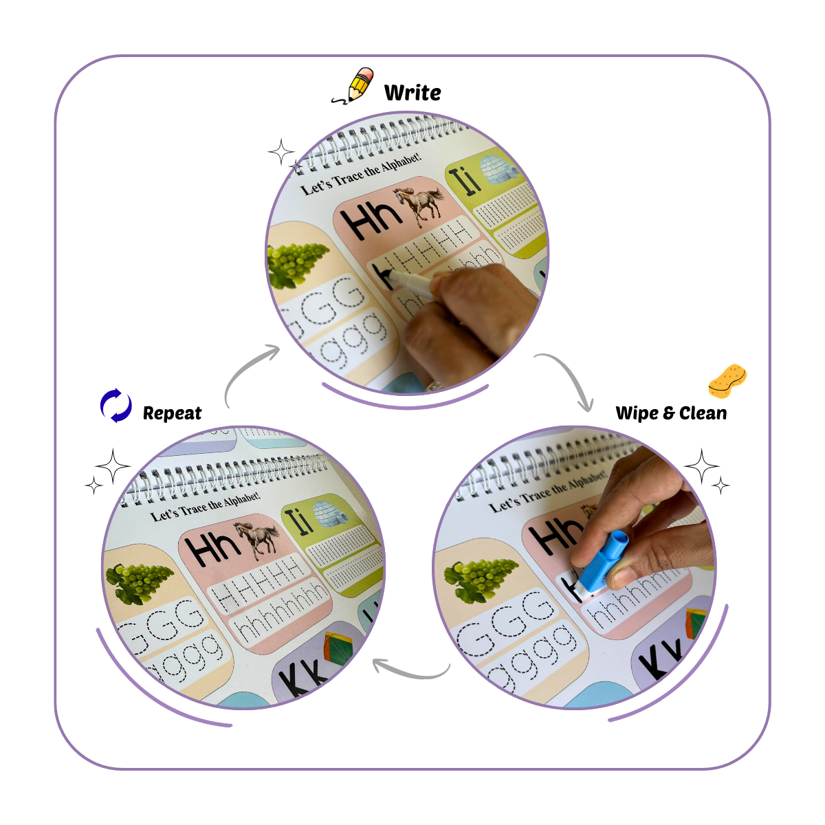 ALPHABET BUSY BOOK (Ages 2 - 5)