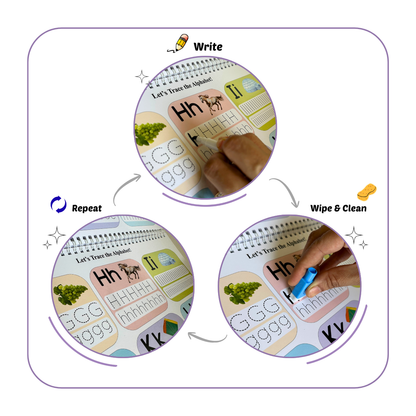 ALPHABET BUSY BOOK (Ages 2 - 5)