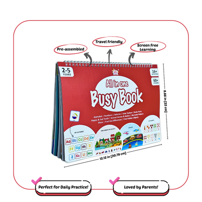 All-in-One Busy Book (Ages 2-5)