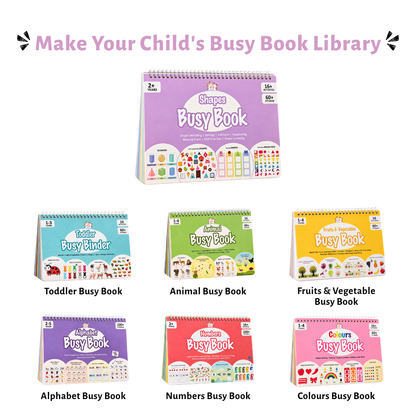 Shapes Busy Book                                  (Ages 1 - 4 )