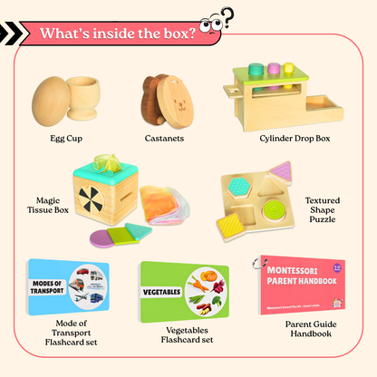 Tiny Explorer’s Montessori Box                 (9 months+)