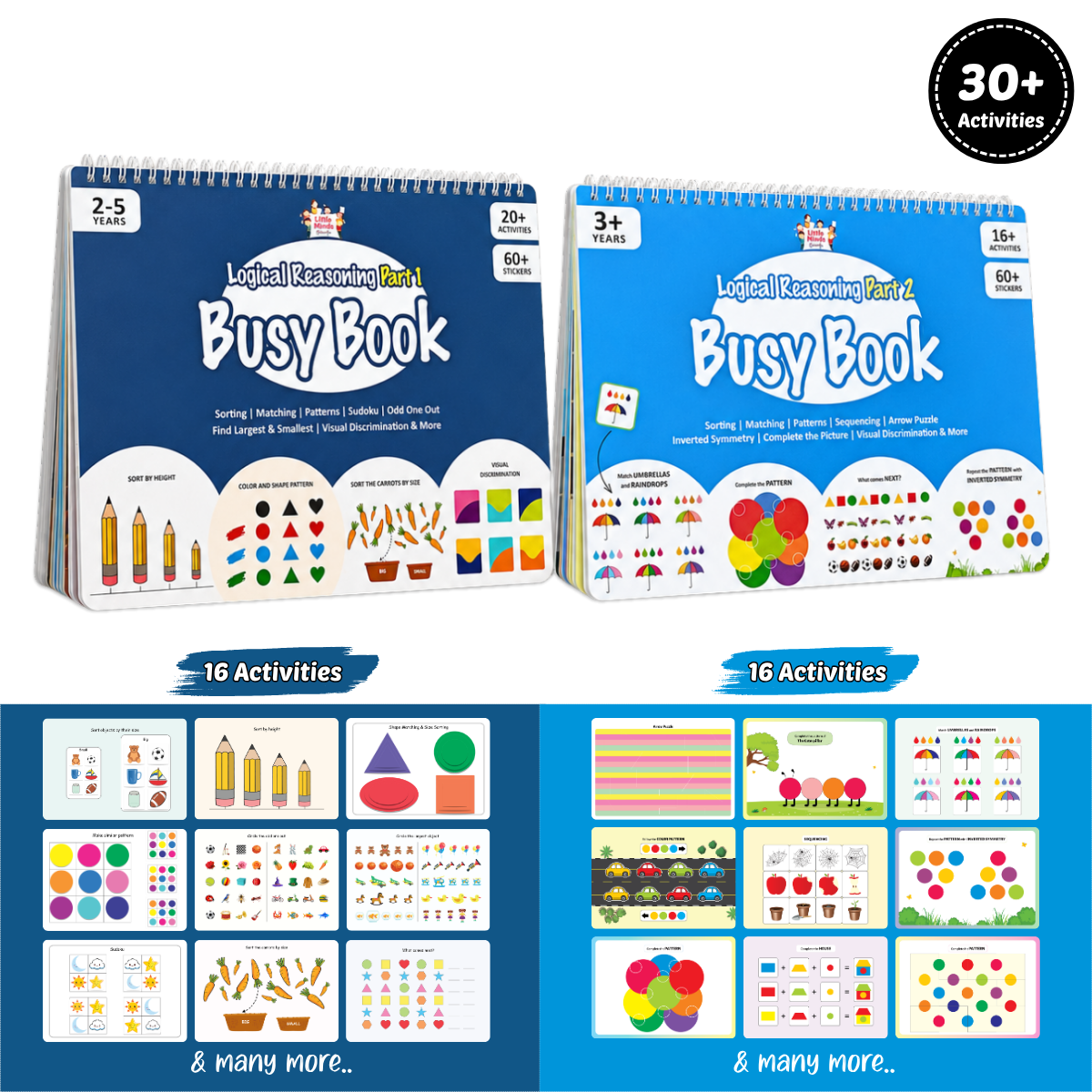 Brainy Boost Bundle – Logical Reasoning 1 & 2 (Ages 2-5)