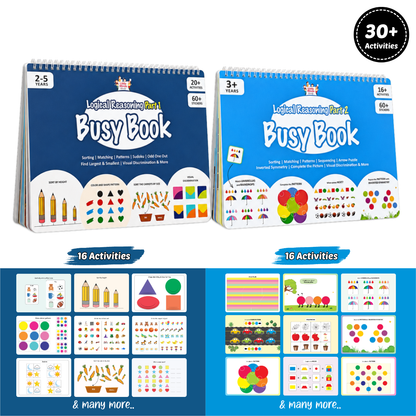 Brainy Boost Bundle – Logical Reasoning 1 & 2 (Ages 2-5)