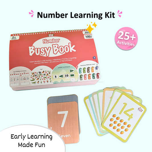Number Mastery Kit – Number Binder + Flashcards Tracing