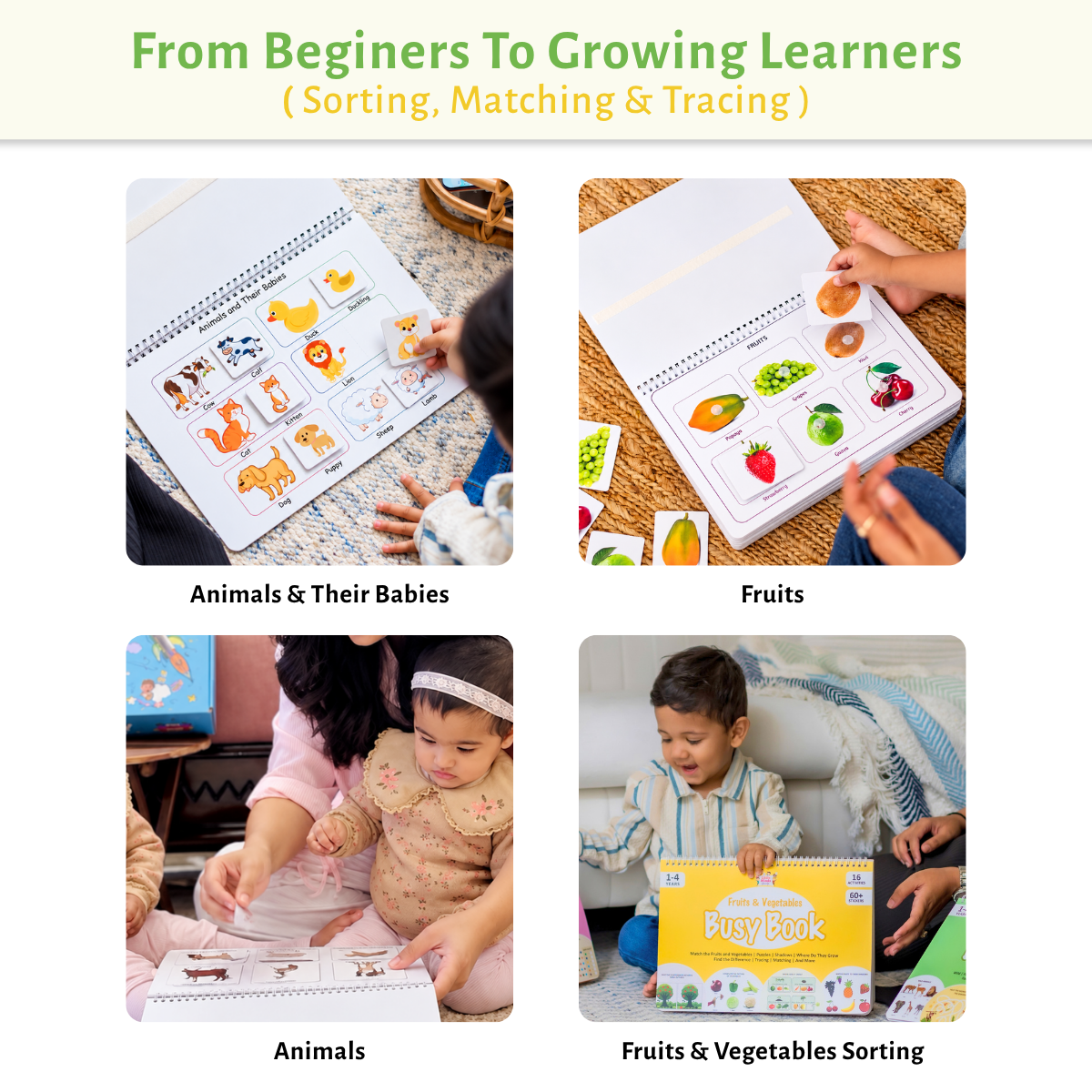 Screen-Free Play Combo (Ages 1–4 )